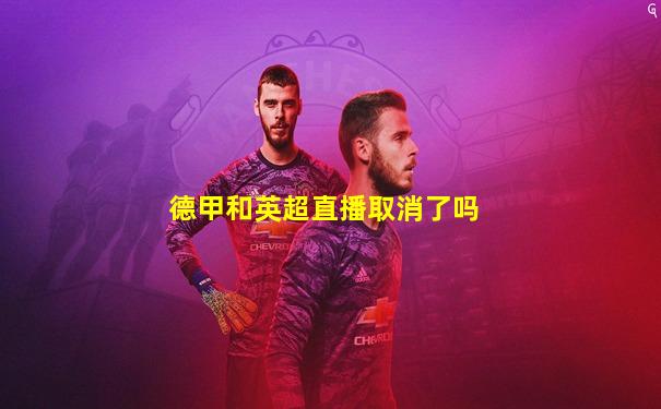 德甲和英超直播取消了吗